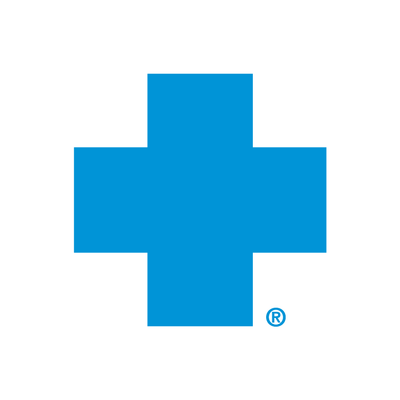 Blue cross symbol