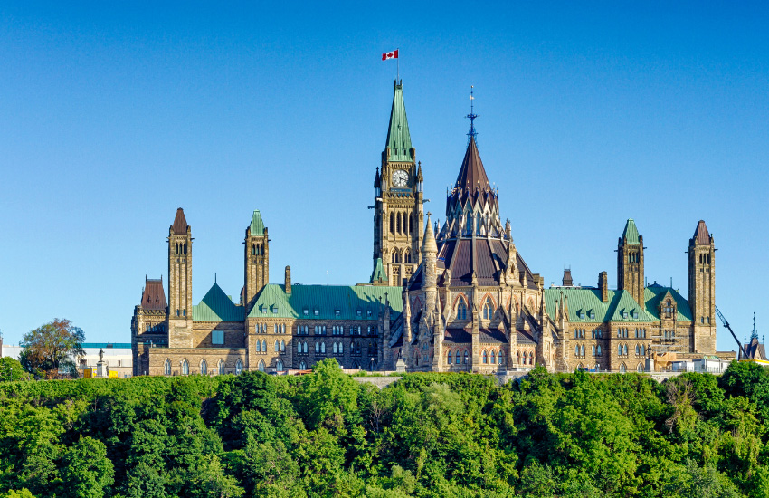 Canadian Parliament in Ottawa.