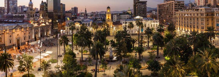 The Plaza de Armas in Chile