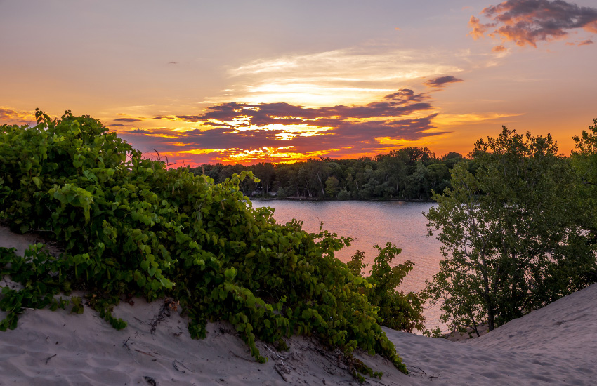 A Late Summer's Morning at Sandbanks Provincial Park in Prince Edward County. 